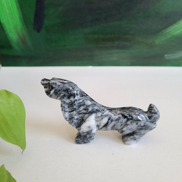 Granit stone dog figurine. - Picture 2 of 6